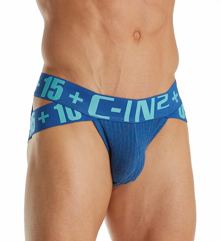 C-in2 6913 Hard Hustle Lowrise Briefs (Turquoise Heather)