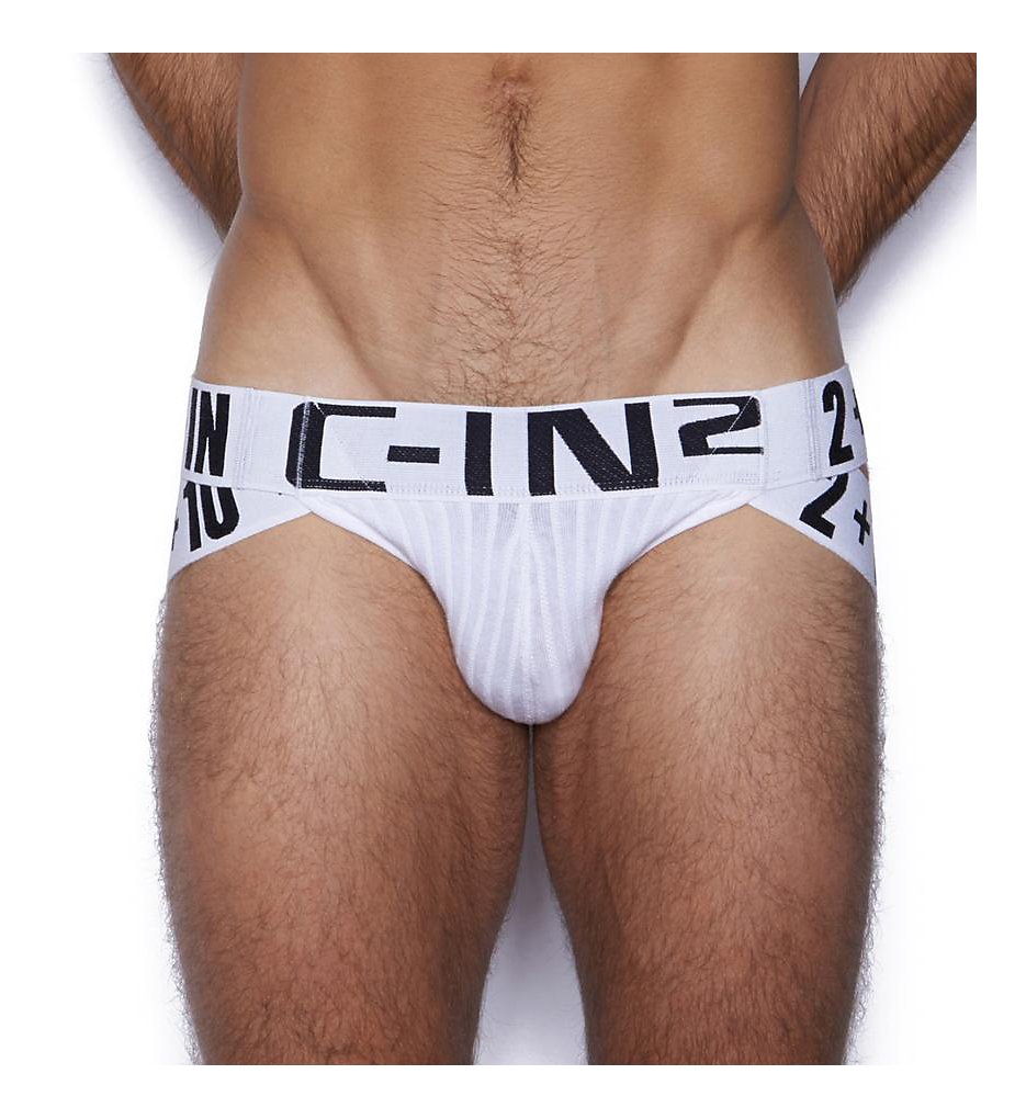 C-in2 6913 Hard Hustle Lowrise Briefs (White)
