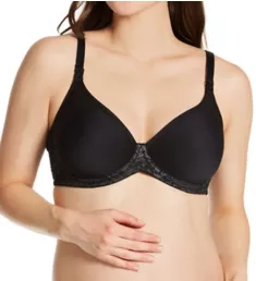 Waffles 3D Spacer Foam Underwire Nursing Bra Black 32E