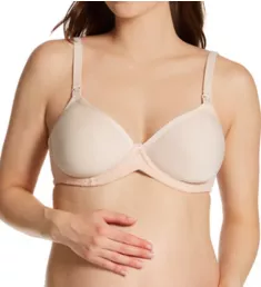 Waffles 3D Spacer Foam Underwire Nursing Bra Nude 32B