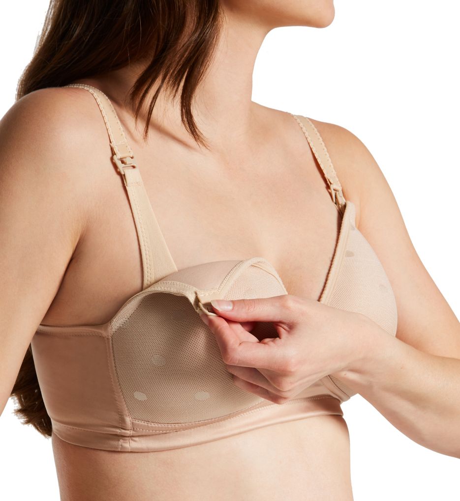 Mousse Dot Contour Wire Free Nursing Bra-cs1