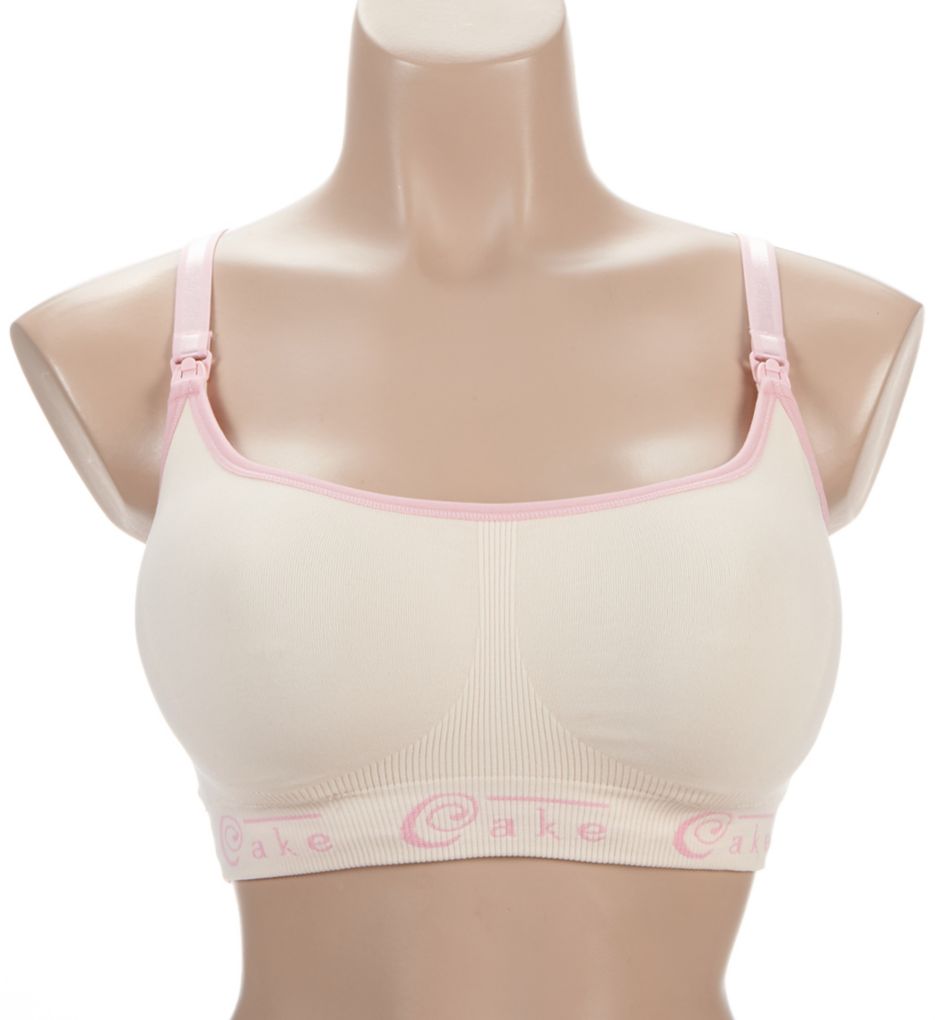 Cotton Candy Seamless Racerback Nursing Bra-fs