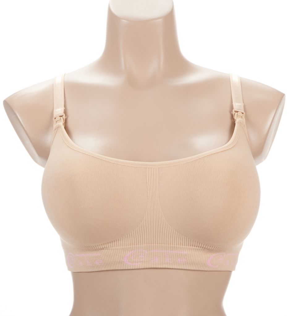 Cotton Candy Seamless Racerback Nursing Bra-fs