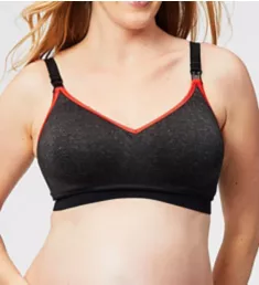 Sugar Candy Crush Seamless Full Cup Nursing Bra Charcoal S