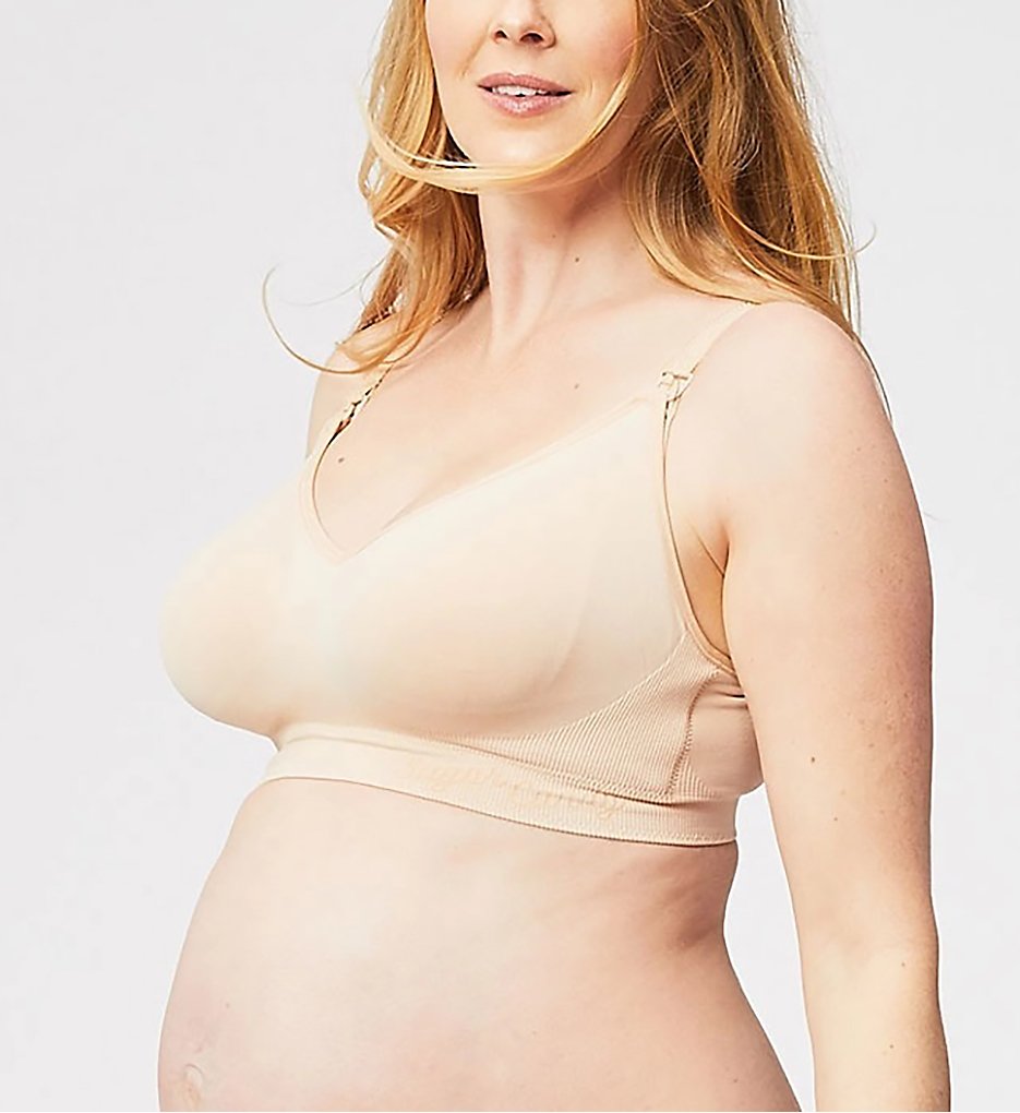 Cake Maternity 28-8005 Sugar Candy Seamless Everyday Full Busted Bra (Beige)
