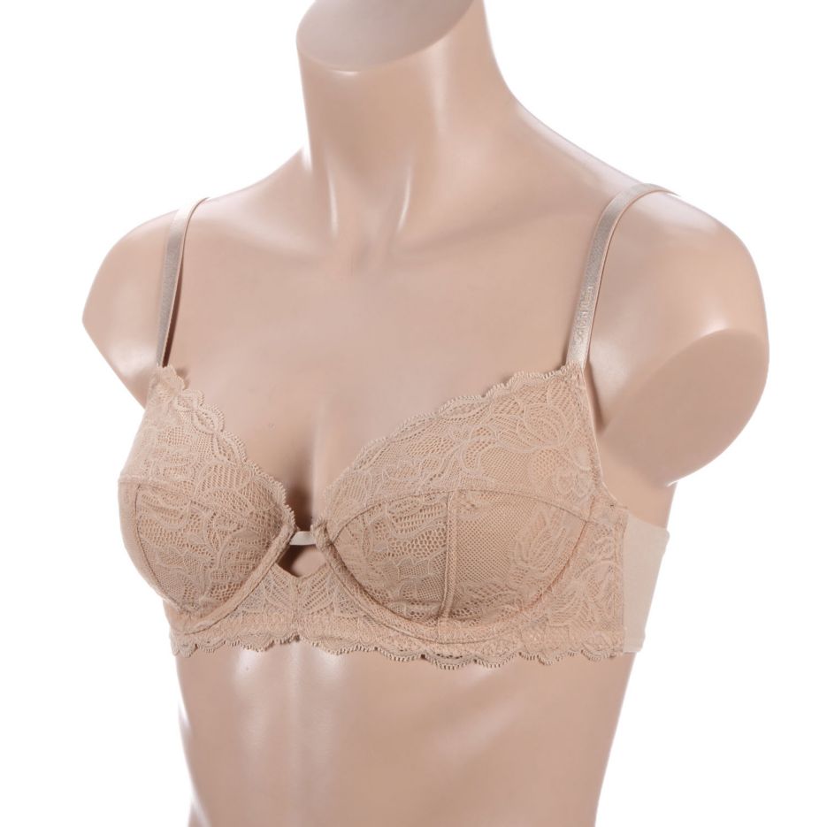 Seductive Comfort with Lace Multi Part Cup Bra