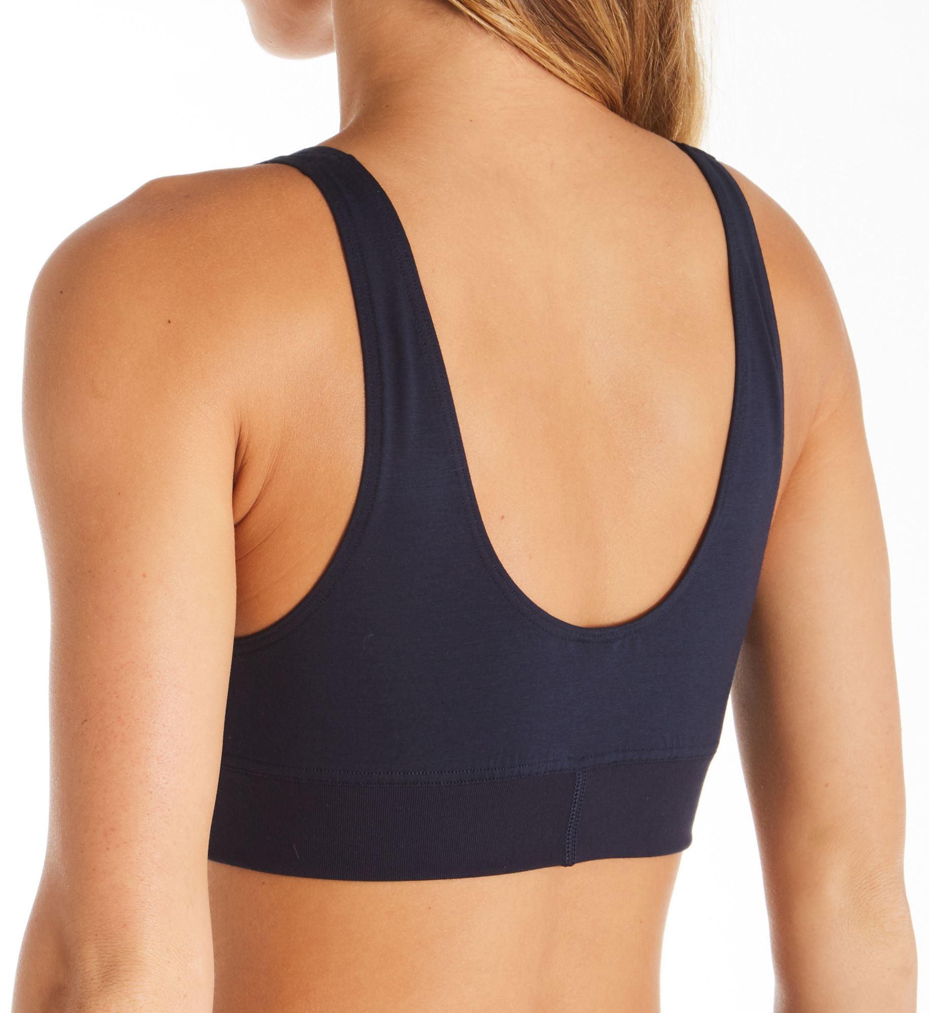 Calida Elastic Bralette Soft Bra Dark Lapis Blue M  - Image 2