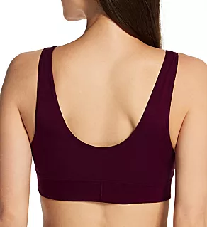 Elastic Bralette Soft Bra English Red XS