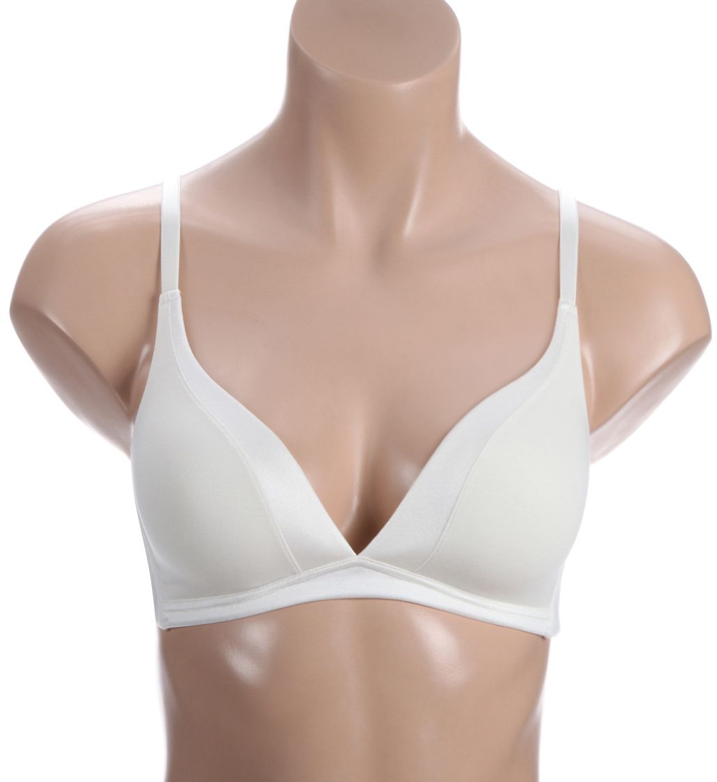 Calida Cate Triangle Wireless Bra Alabaster Creme 34B  - Image 1