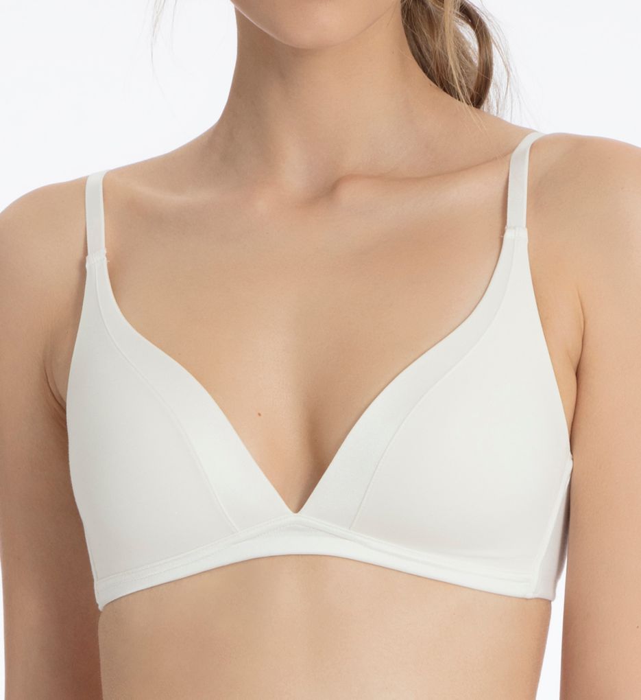 Women's Calida 04375 Natural Comfort Cotton Soft Cup Bra (White 34A) 