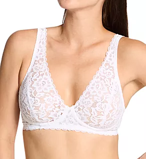 Natural Comfort Lace Soft Bra White 32A