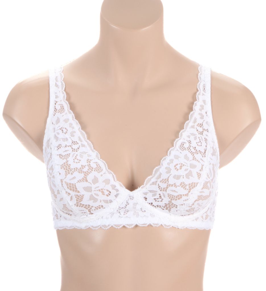 Calida Natural Comfort Lace Soft Bra White 34B  - Image 1