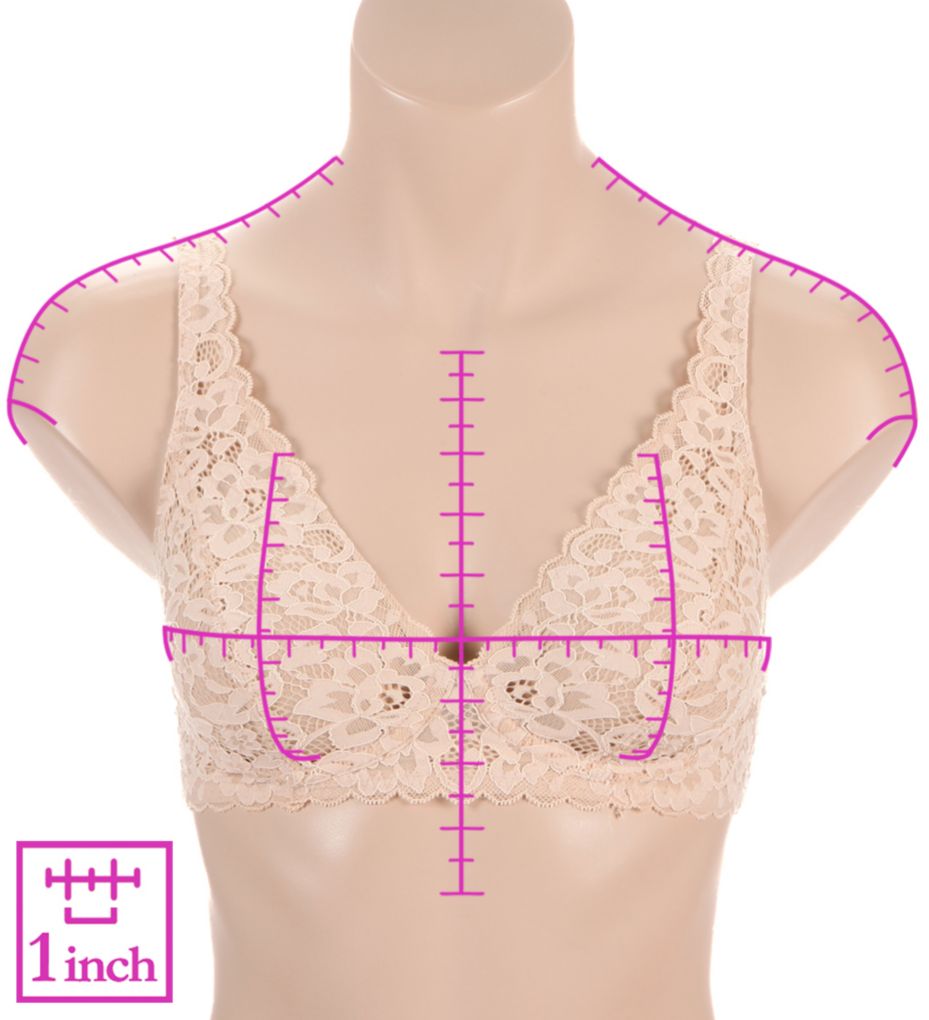 Calida Natural Comfort Lace Soft Bra White 34B  - Image 3