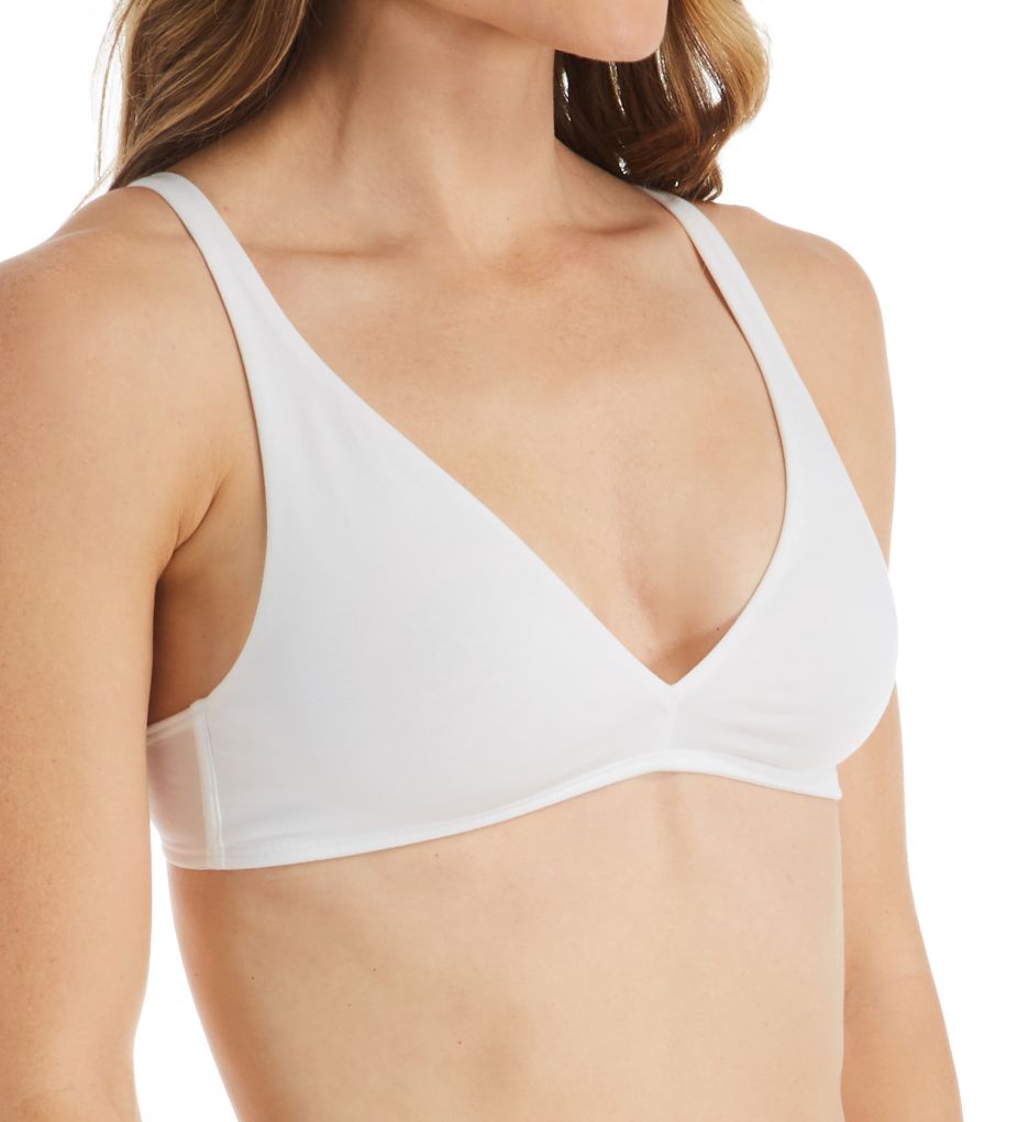 Calida (2361267) -- Calida 04375 Natural Comfort Cotton Soft Cup Bra (White 38C)