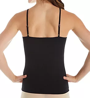 Natural Comfort Cotton Spaghetti Strap Camisole Black L