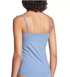 Natural Comfort Cotton Spaghetti Strap Camisole Milky Blue M