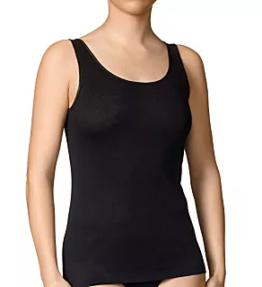 Light Cotton Tank Black XS