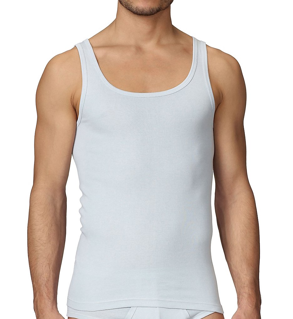 Calida 12010 Twisted Cotton Athletic Shirt (Siber)