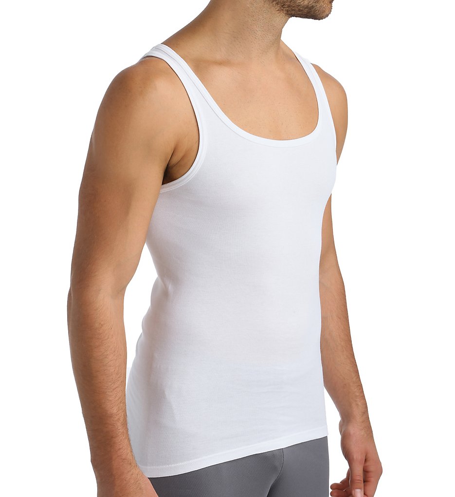 Calida 12010 Twisted Cotton Athletic Shirt (White)