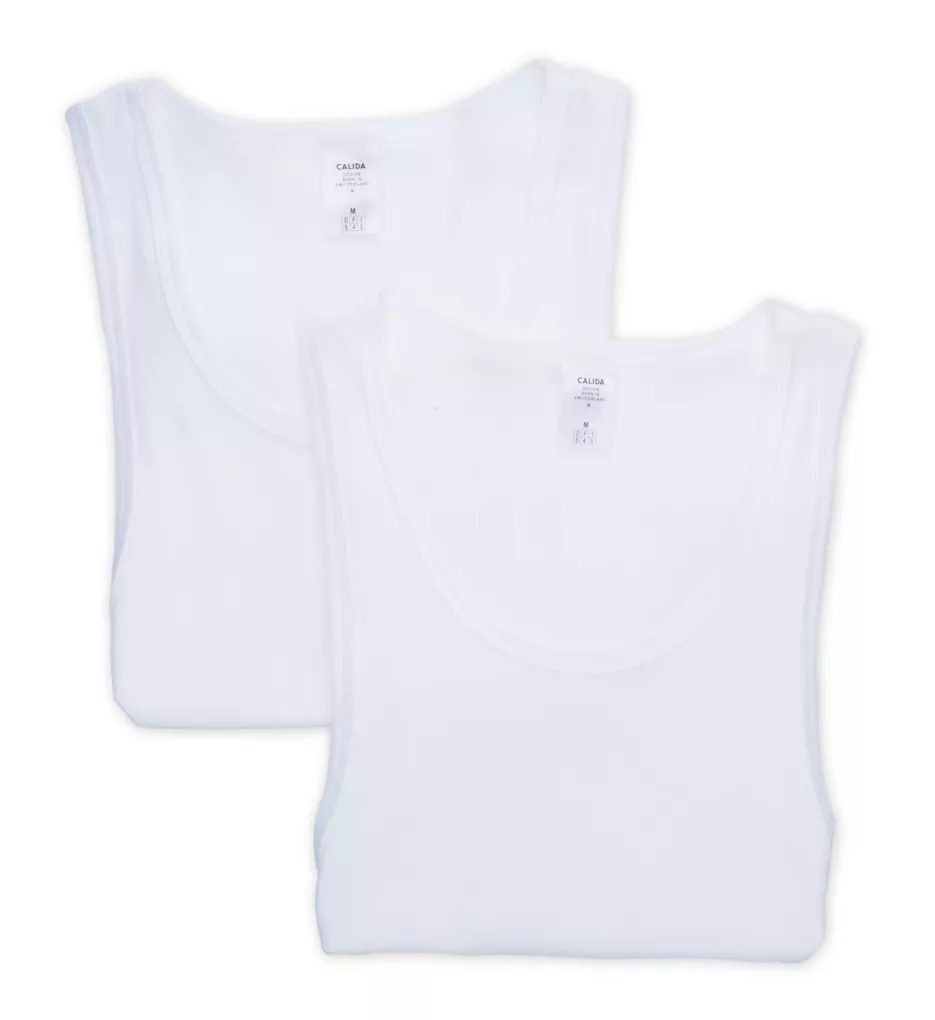 Natural Benefit Cotton Athletic Shirt - 2 Pack WHT L