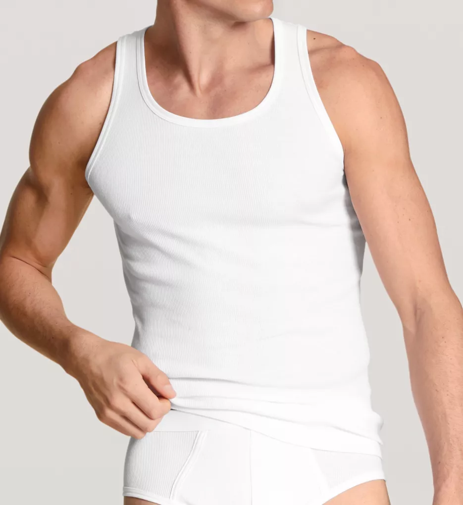 Natural Benefit Cotton Athletic Shirt - 2 Pack WHT L