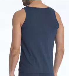 Pure & Style Quick Dry Pima Cotton Tank Indigo Mood M