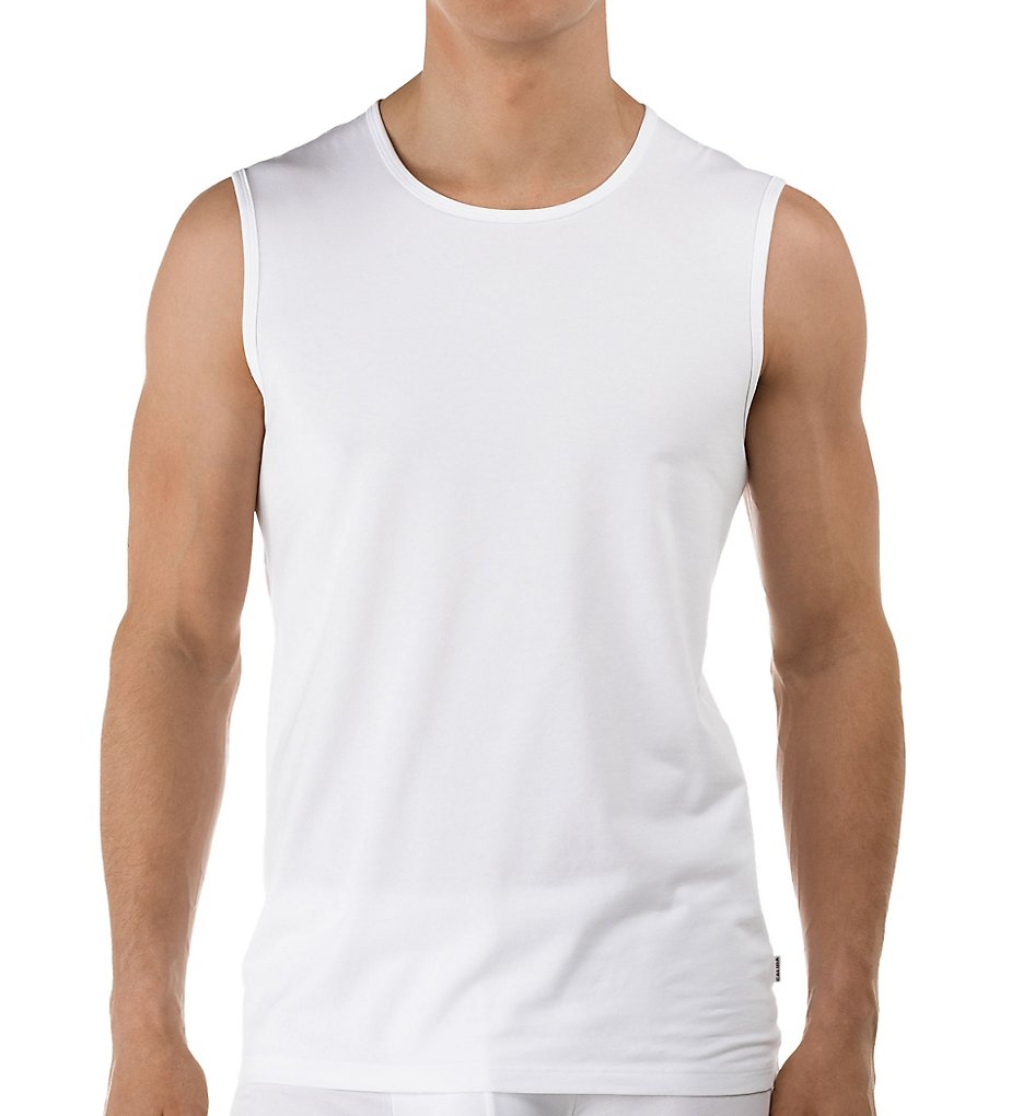 Calida 13314 Activity Cotton City-Shirt Tank (White)