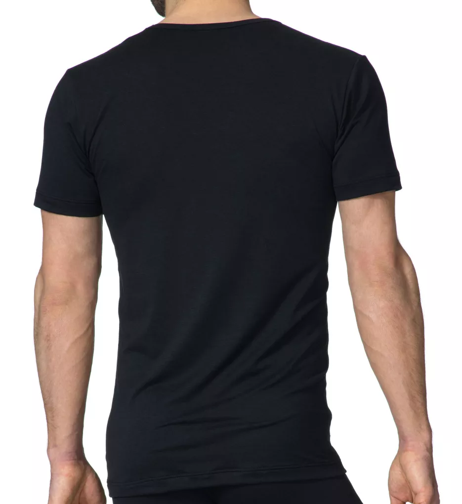 Focus V-Neck T-Shirt Black 2XL