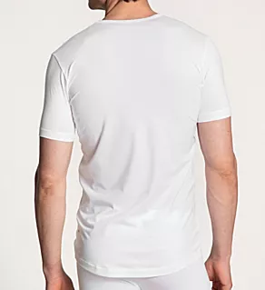 Focus Basic Business V-Neck Shirt WHT M