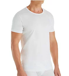 Authentic Mercerized Cotton T-Shirt White L