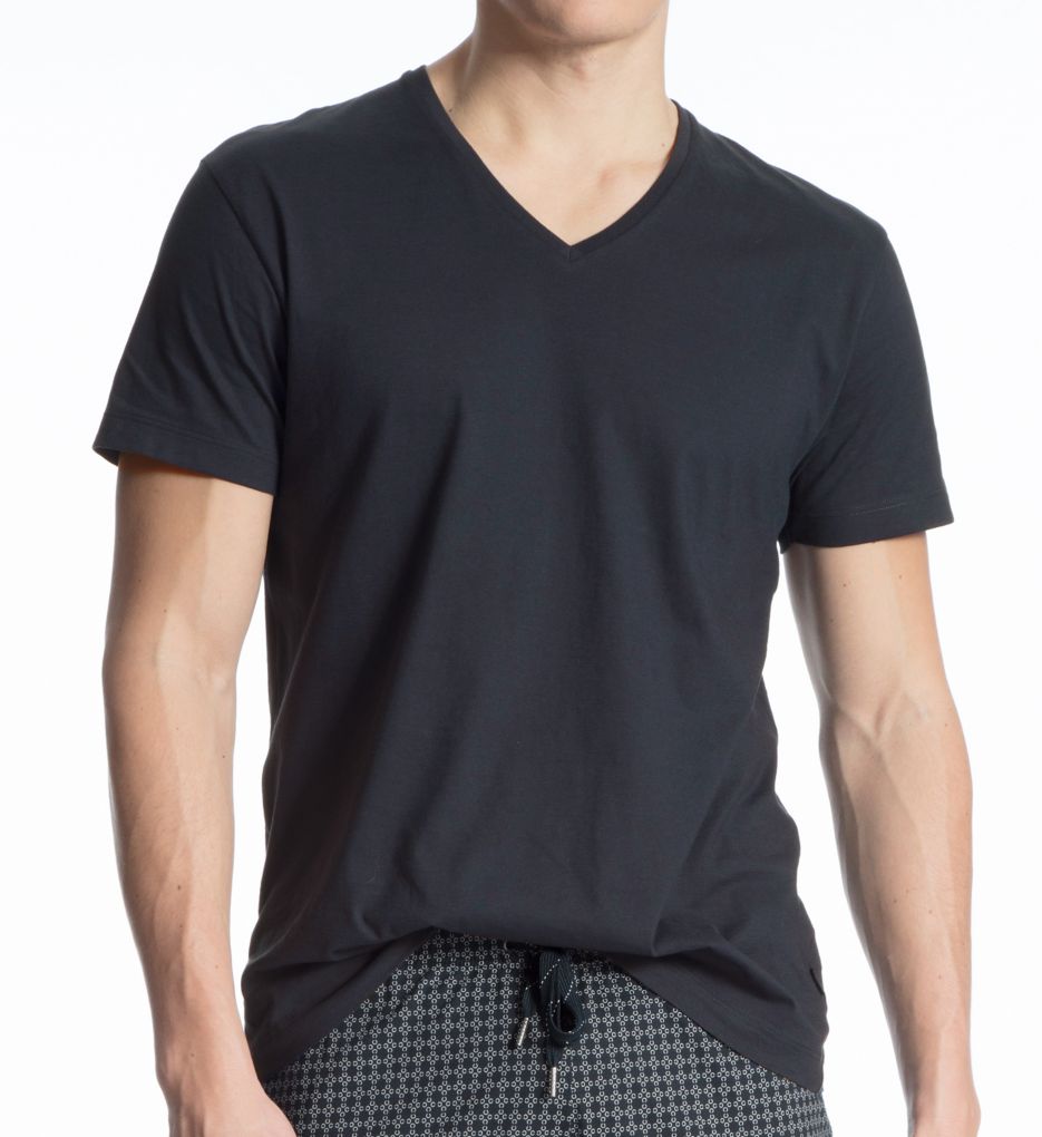 Remix Basic V-Neck T-Shirt-acs