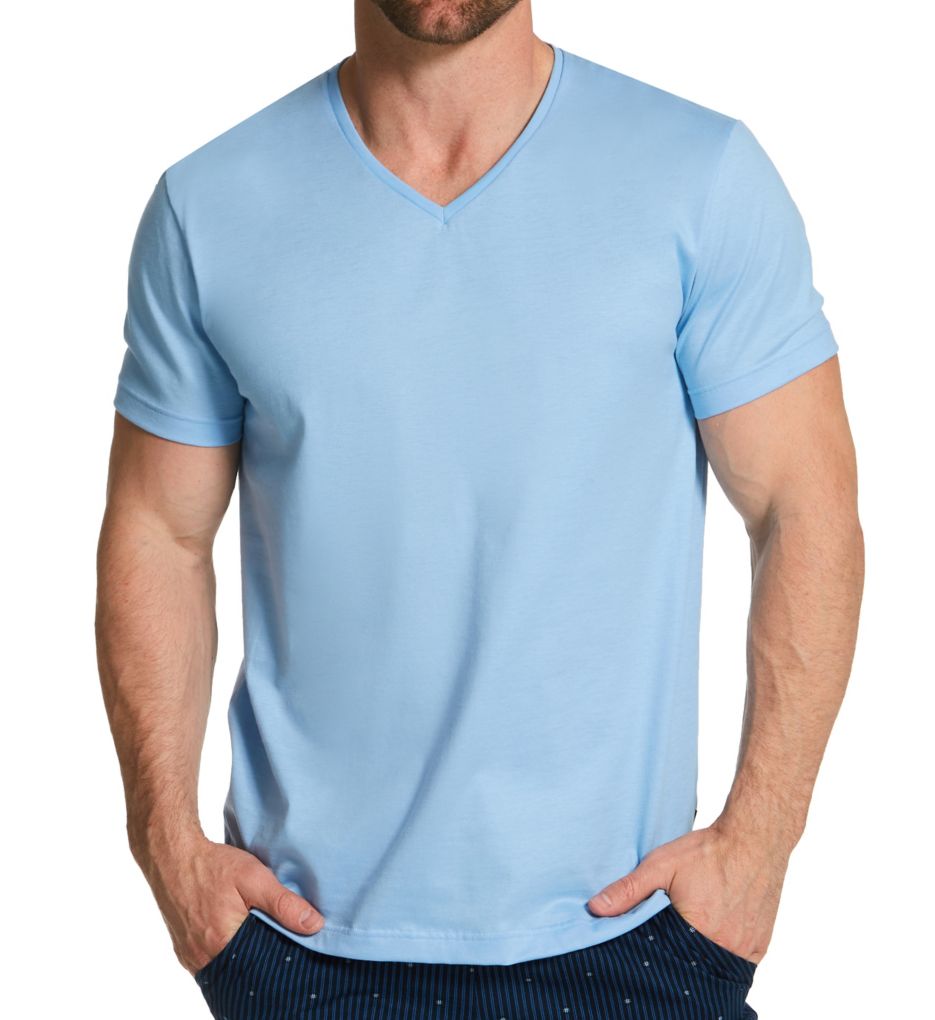 Remix Basic V-Neck T-Shirt-fs