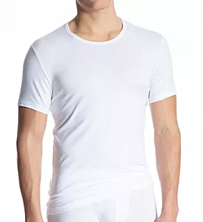 Cotton Code Crew Neck T-Shirt wht 2XL