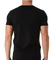 Cotton Code Crew Neck T-Shirt blk 2XL