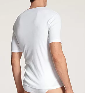 Cotton Classic Crew Neck T-Shirt WHT 2XL