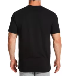 Natural Benefit Crew Neck T-Shirts - 2 Pack Blk 2XL