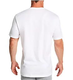 Natural Benefit Crew Neck T-Shirts - 2 Pack WHT L