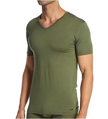 Calida Seaweed Micro Modal V-Neck T-Shirt