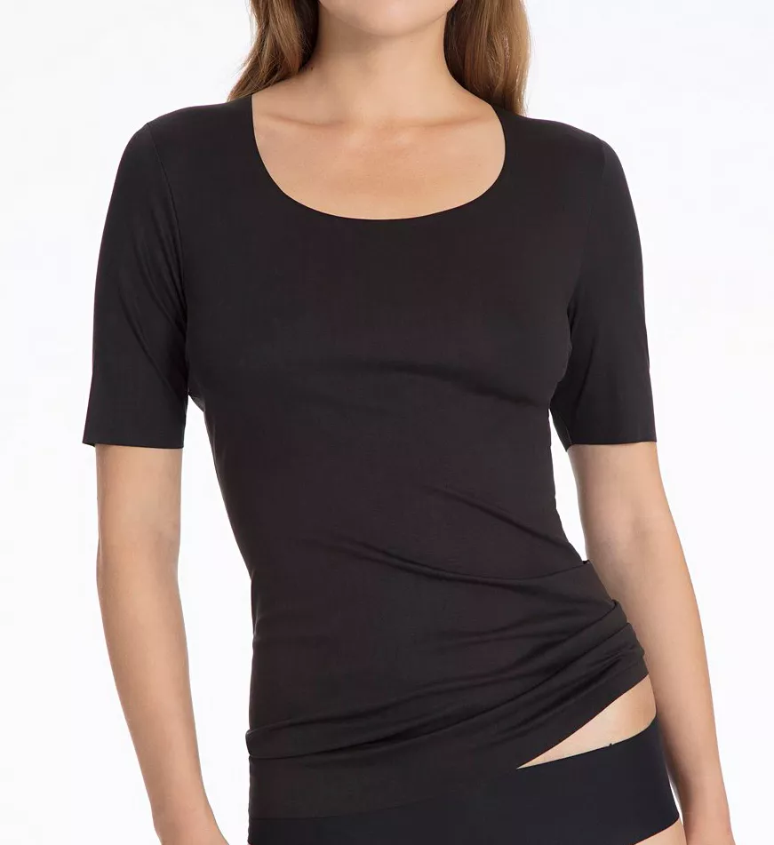 Natural Luxe Short Sleeve T-Shirt Black M