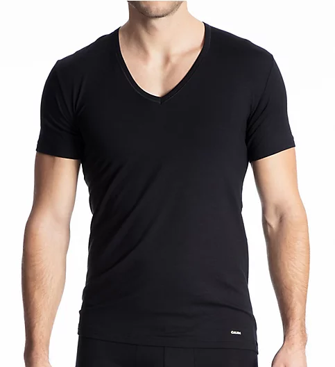 Calida Cotton Code V-Neck Shirt 14590