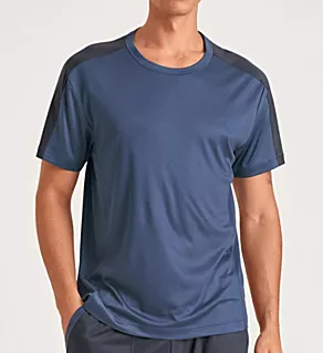 DSW Cooling Crew Neck T-Shirt Vintage Indigo L