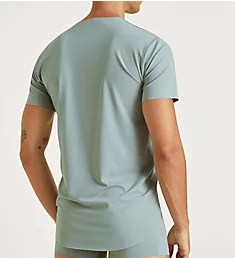 Clean Line Micro Modal V-Neck T-Shirt Slate Grey S