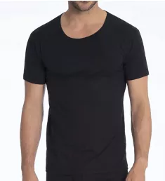 Pure & Style Quick Dry Pima Cotton Crew T-Shirt BLK S