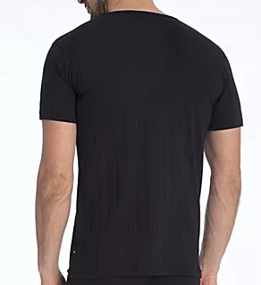 Pure & Style Quick Dry Pima Cotton Crew T-Shirt BLK L