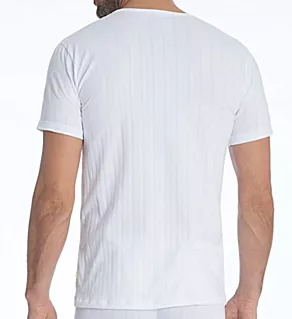 Pure & Style Quick Dry Pima Cotton Crew T-Shirt WHT 2XL