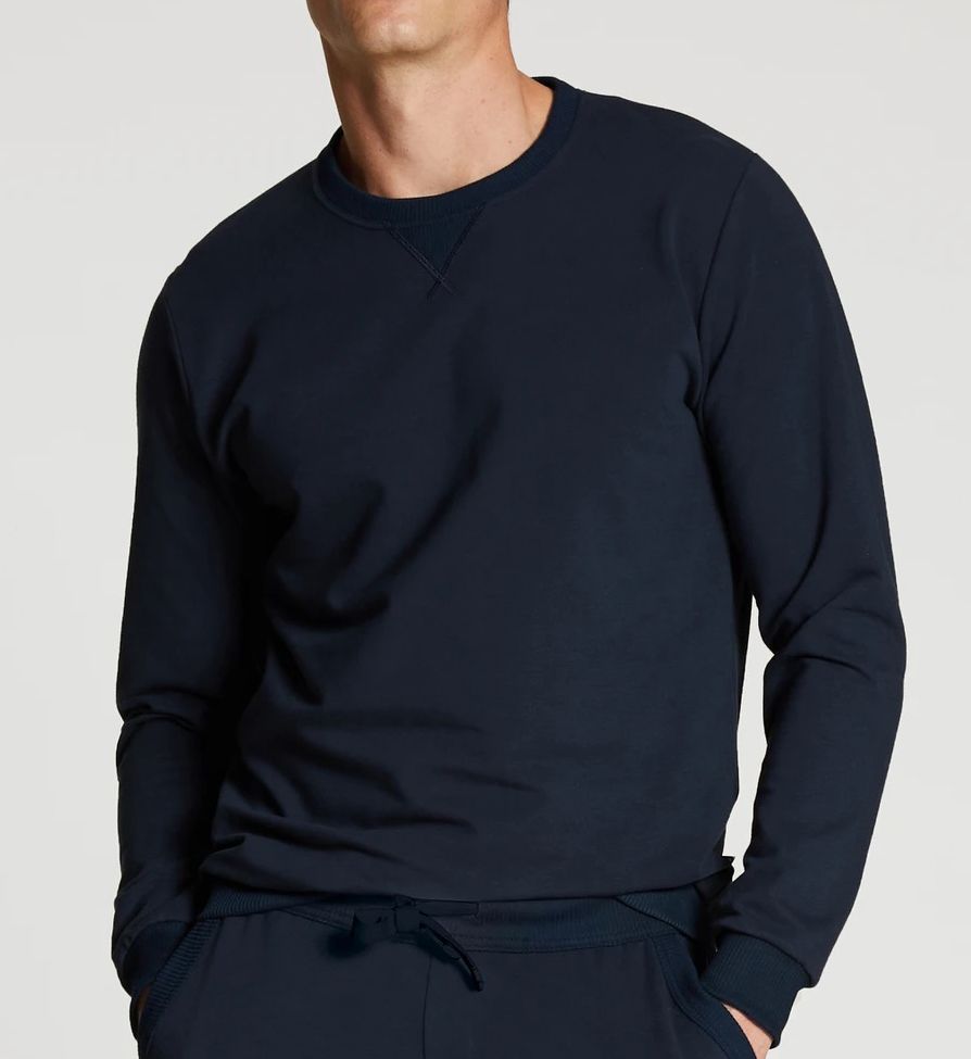 100% Nature Cotton French Terry Sweatshirt by Calida