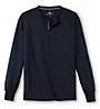 Calida Remix 100% Cotton Long Sleeve Henley Shirt 15581 - Image 1