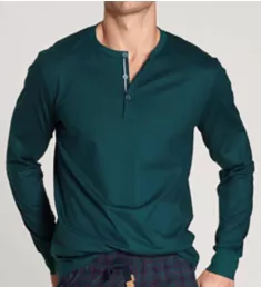 Remix 100% Cotton Long Sleeve Henley Shirt