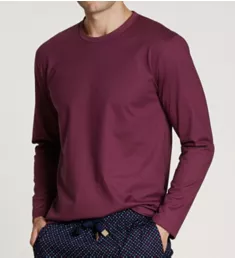 Remix 100% Cotton Long Sleeve Lounge Shirt