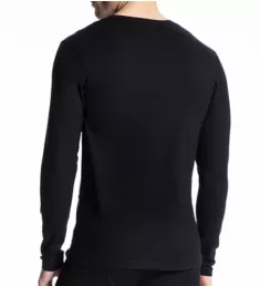 Cotton Code Long Sleeve Shirt blk L